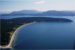 Cowlitz Bay, Waldron credit Neal Chism and LightHawk