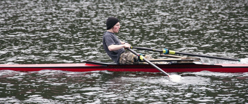 Captain Max Blackadar at "The Release" at the 2011 Alumni Regatta