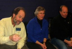 San Juan County Council Candidates Greg Ayers, Lisa Byers, and Rick Hughes at Funhouse Forum.