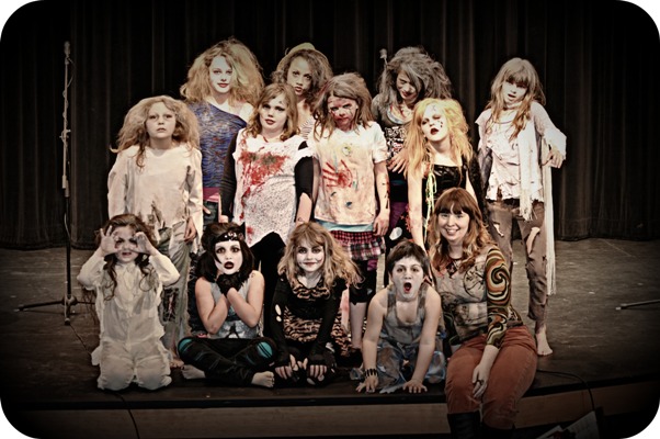 "Thriller" Kids Troupe from an earlier Grace McCune production