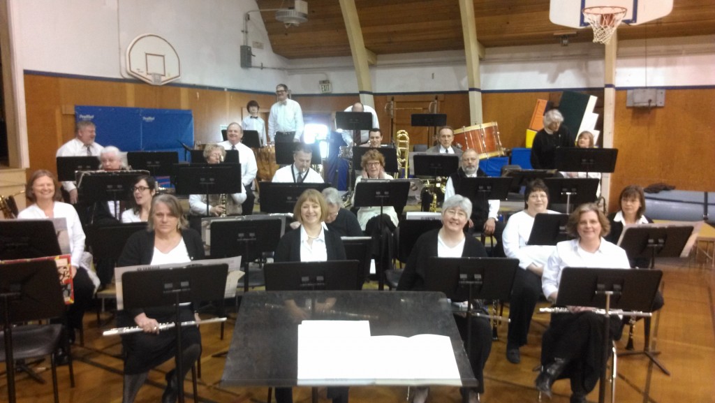 The Community Band at the Music Advocacy Guild Concert in March