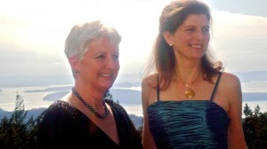 Deborah Sinn and Monique Mead perform together in a salon concert June 2