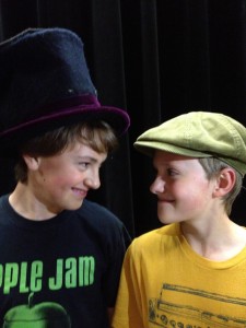 Talented orphans from Oliver!