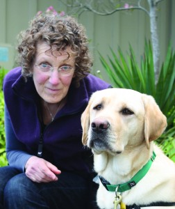 Orcas Islander Sherry Vinson and her Summit Assistance dog.