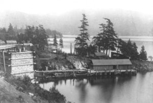 A lime kiln in Eastsound rather than Ocean although it is from the same era.