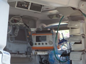 May this be the only view you ever have of the patient care area of an Airlift Northwest helicopter. Photo: Cara Russell