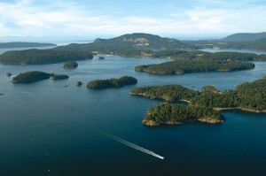 There we are—everyone's favorite island—from the air. Photo: Kenmore Air