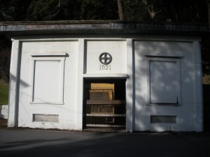 The building that houses the obsolete generator at Rosario's Moran Mansion. Photo: Cara Russell