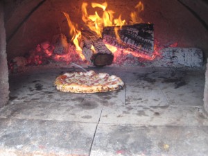 Freshly made and hot out of the oven...pizza doesn't get better than this!