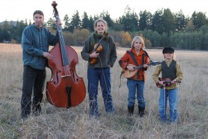 Jim, Rachel, Tashi and Kaj Crow Valley Family String Band