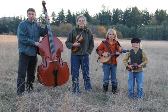 Jim, Rachel, Tashi and Kaj Crow Valley String Band String Band