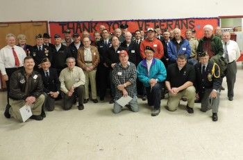 Veterans Honored at Orcas Island Schools 2013