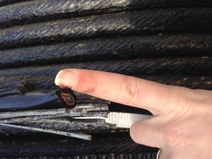 Image of replacement cable. Photo: CenturyLink