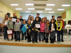 The brave spellers following their All-School Spelling Bee competition. Photo: Cara Russell