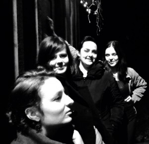 New Years Eve with Audra Goffeney, Kira Bradshaw, Cara Russell, and Gillian Smith. Photo: Not from Cara's camera