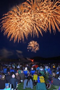 Eastsound Fireworks. Photo: Damien Stark