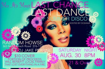 Disco and dancing reigns supreme at the Last Chance Last Dance benefit this Saturday