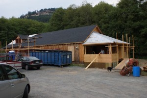 Artworks Building restoration - progress of the café area as of August 12th.