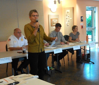 Phoebe Hershenow at the Orcas Island Senior Center