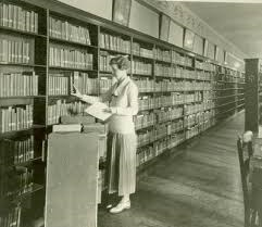 Shelving vintage photo