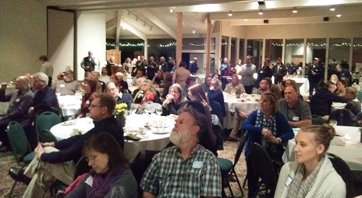 Chamber members listen in rapt attention to presentations at the Annual Event.