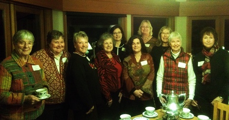 They're everywhere! A bevy of Barbaras gather at Barbara Bentley's beckoning. (Barbara [Bentley!] is  second from the left and featured at the beginning of this story)