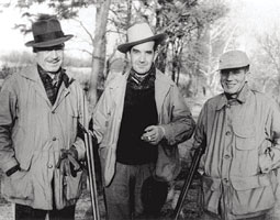 Edward R. Murrow, flanked by his older brothers Lacey and Dewey