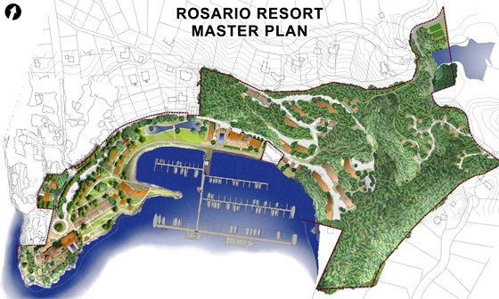 The artistic sketch of the Rosario Master Plan