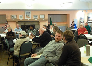 Orcas Islanders at Ferry Reservations Meeting