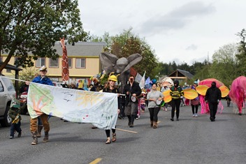 Procession of the Animals, Lopez Island 2014