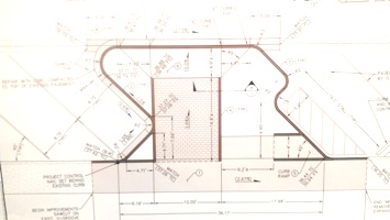 Plans to renovate the emergency vehicle approach to the Eastsound Village Green