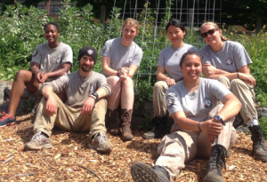 Awesome Americorps Volunteers from all over the US - Selena, Madison, Monica, Hannah, MacKenzie and Joe!