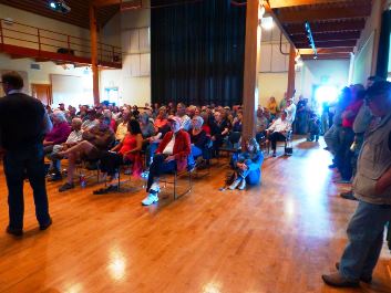 Lopezians pack the Center to ask questions about the WSF reservation system