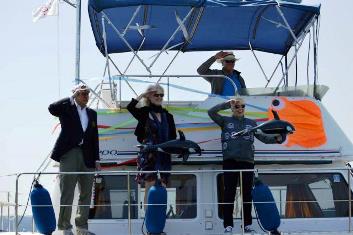 Salute to the Seas at Orcas Island Yacht Club's Opening Day festivities