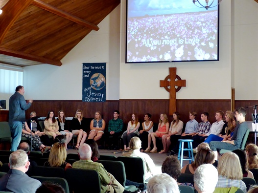 Graduating Seniors Celebrate their Baccalaureate Service.