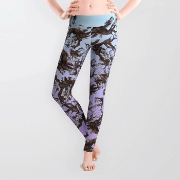 Leggings are the latest expression of Jeff Bossler's artwork