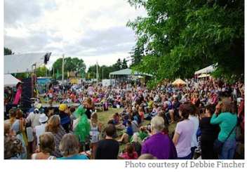 Entertainers perform at the County Fair Aug. 16-20