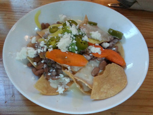 Nifty nachos at Doe Bay Cafe!