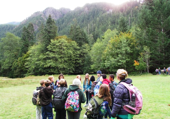 Orcas students enjoy a week in the Olympic National Park at Nature Bridge