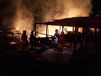 Check your smoke alarms -- though fire burned this house, the family escaped safely