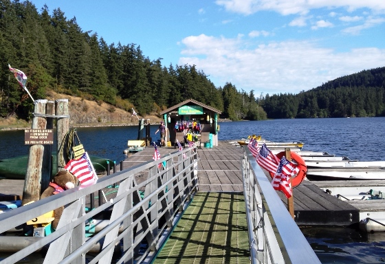 The Sugar Shack at Cascade Lake, operated by Fiona and Edward Stone