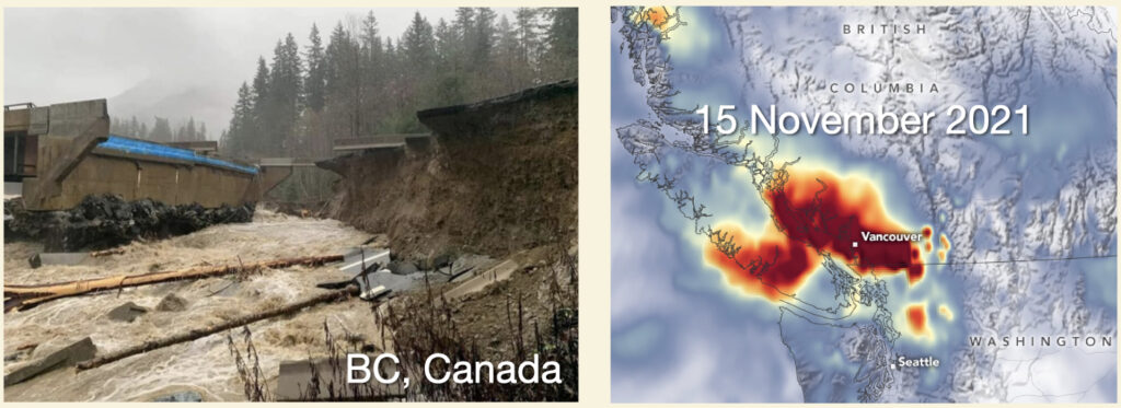 Extreme Rain British Columbia Canada BC