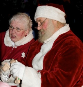 Santa and Mrs. Claus will be at the Friends of the Library Holiday Tea on Dec. 5. Photo courtesy of Gail Johannes