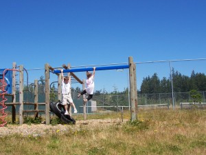 Just hangin' out at Buck Park