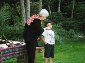 Odie Salinas-Cruz tries his hand at storytelling. He may be a future stand-up comedian.