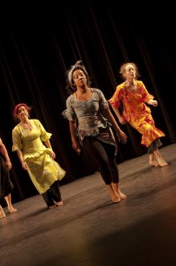 Renee Sturk leads others in an "Earth Tribes in Rhythm" dance. There will be two performances on Saturday, May 2, at 2 and 7:30 p.m.