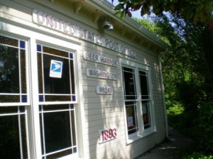 The Deer Harbor Post Office building now belongs to the community