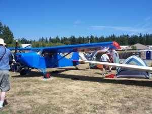 Numerous Fly In visitors camped at the airport