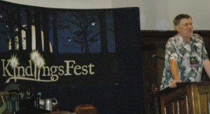 Pastor Dick Staub at the opening of KindlingsFest 2009