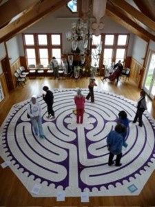 The Labyrinth in Emmanuel Episcopal Parish Hall